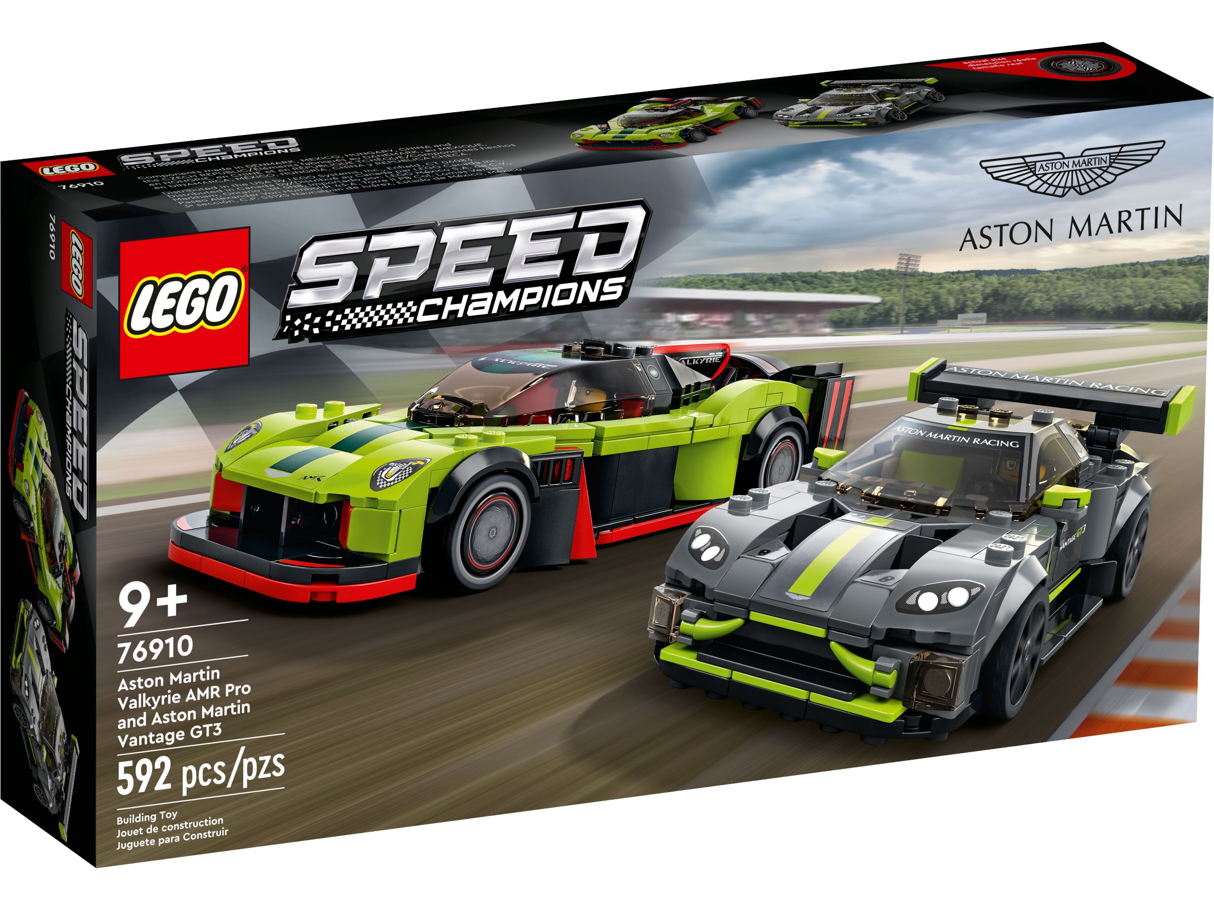 LEGO Speed Champions 76910 Aston Martin Valkyrie AMR Pro & Aston Martin Vantage GT3 LEGO_76910_alt1.jpg
