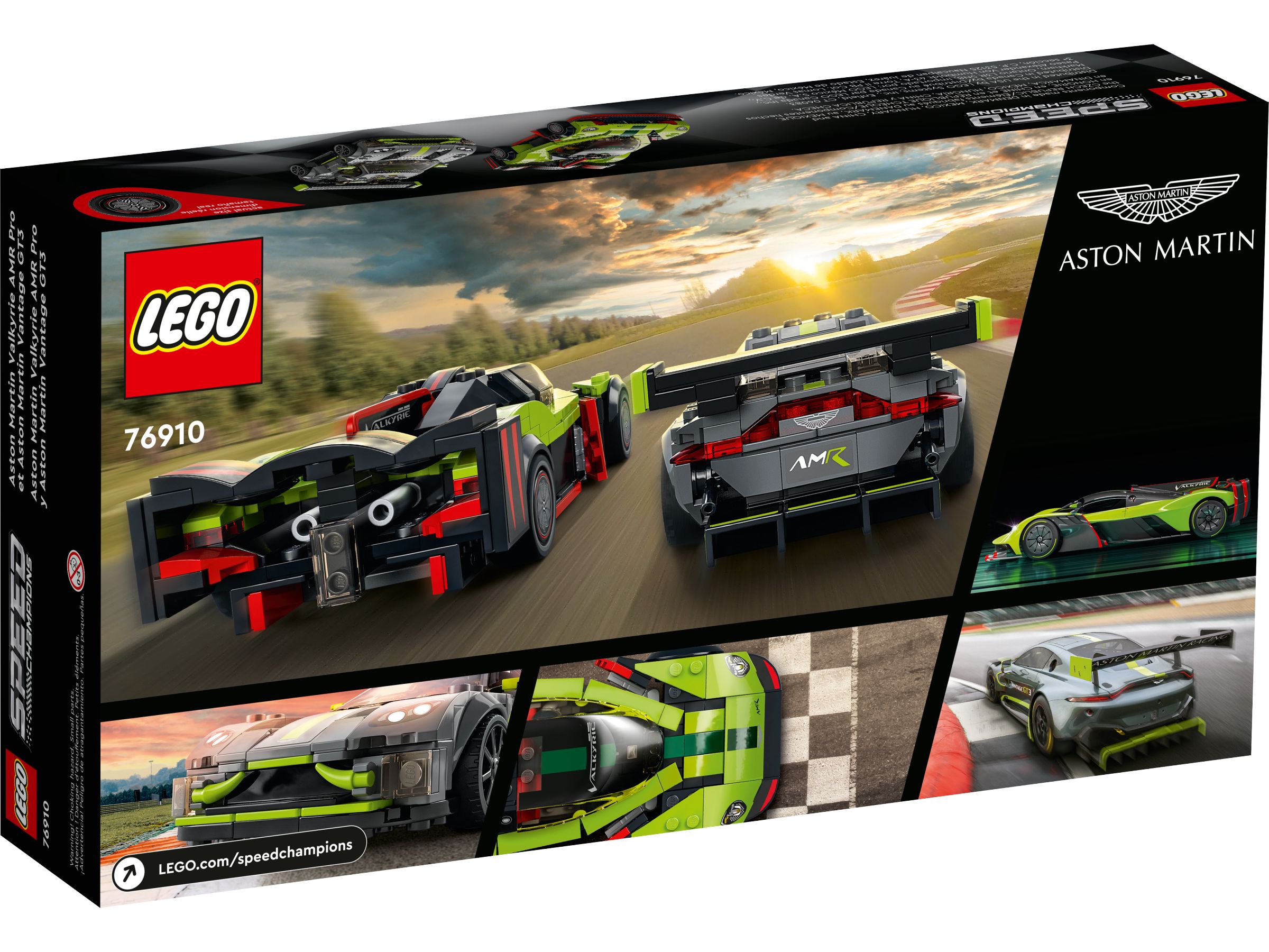 LEGO Speed Champions 76910 Aston Martin Valkyrie AMR Pro & Aston Martin Vantage GT3 LEGO_76910_alt2.jpg