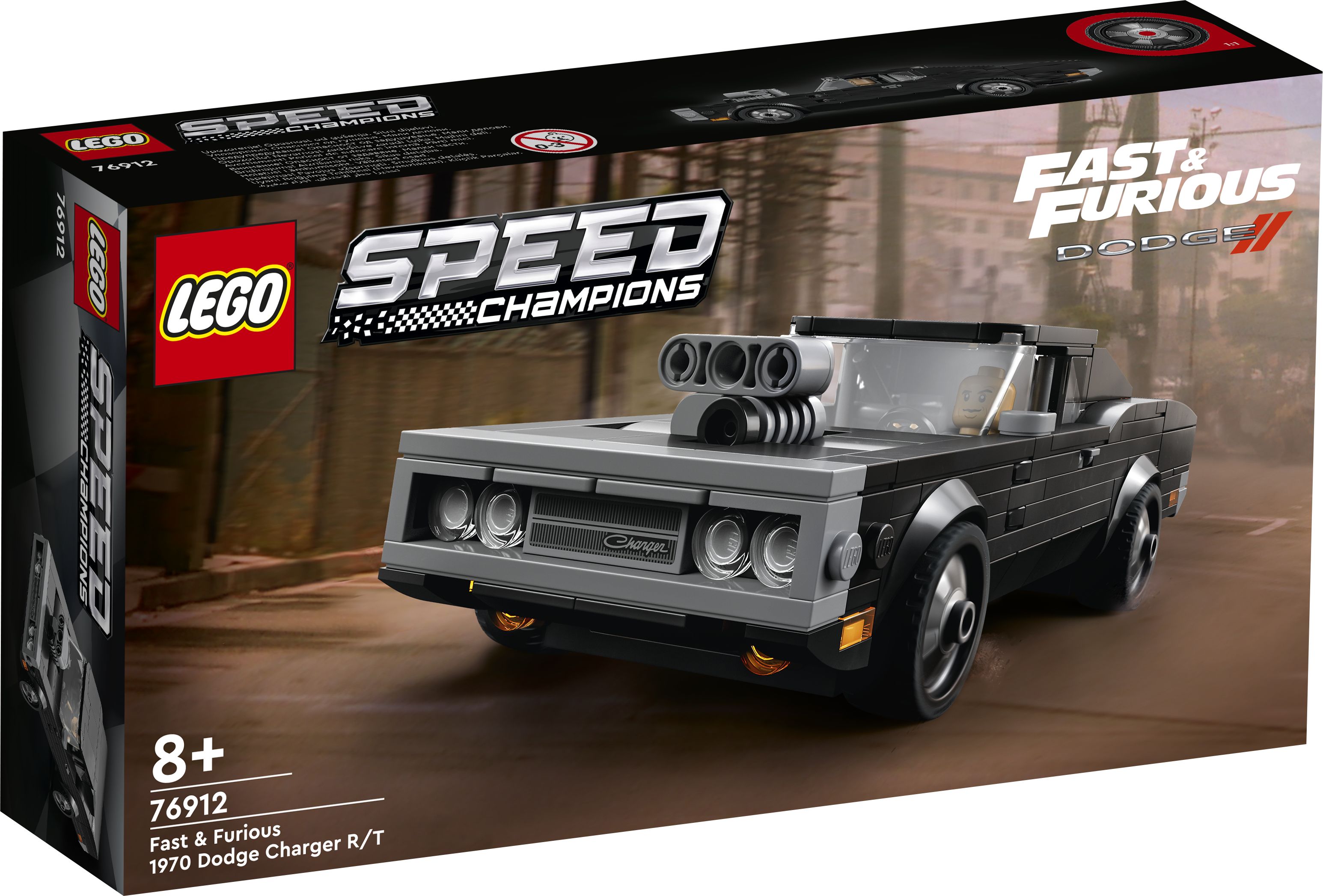 LEGO Speed Champions 76912 Fast & Furious 1970 Dodge Charger R/T LEGO_76912_Box1_v29.jpg