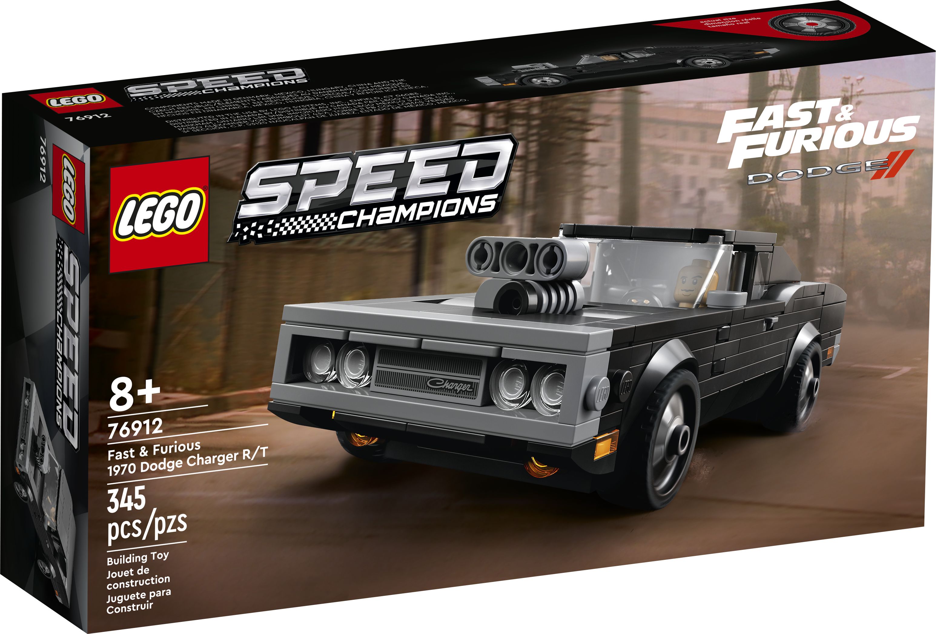 LEGO Speed Champions 76912 Fast & Furious 1970 Dodge Charger R/T LEGO_76912_Box1_v39.jpg