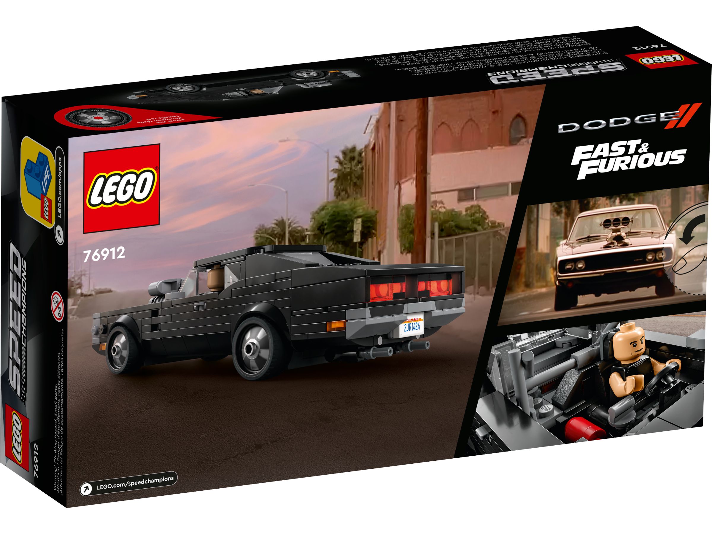 LEGO Speed Champions 76912 Fast & Furious 1970 Dodge Charger R/T LEGO_76912_alt7.jpg