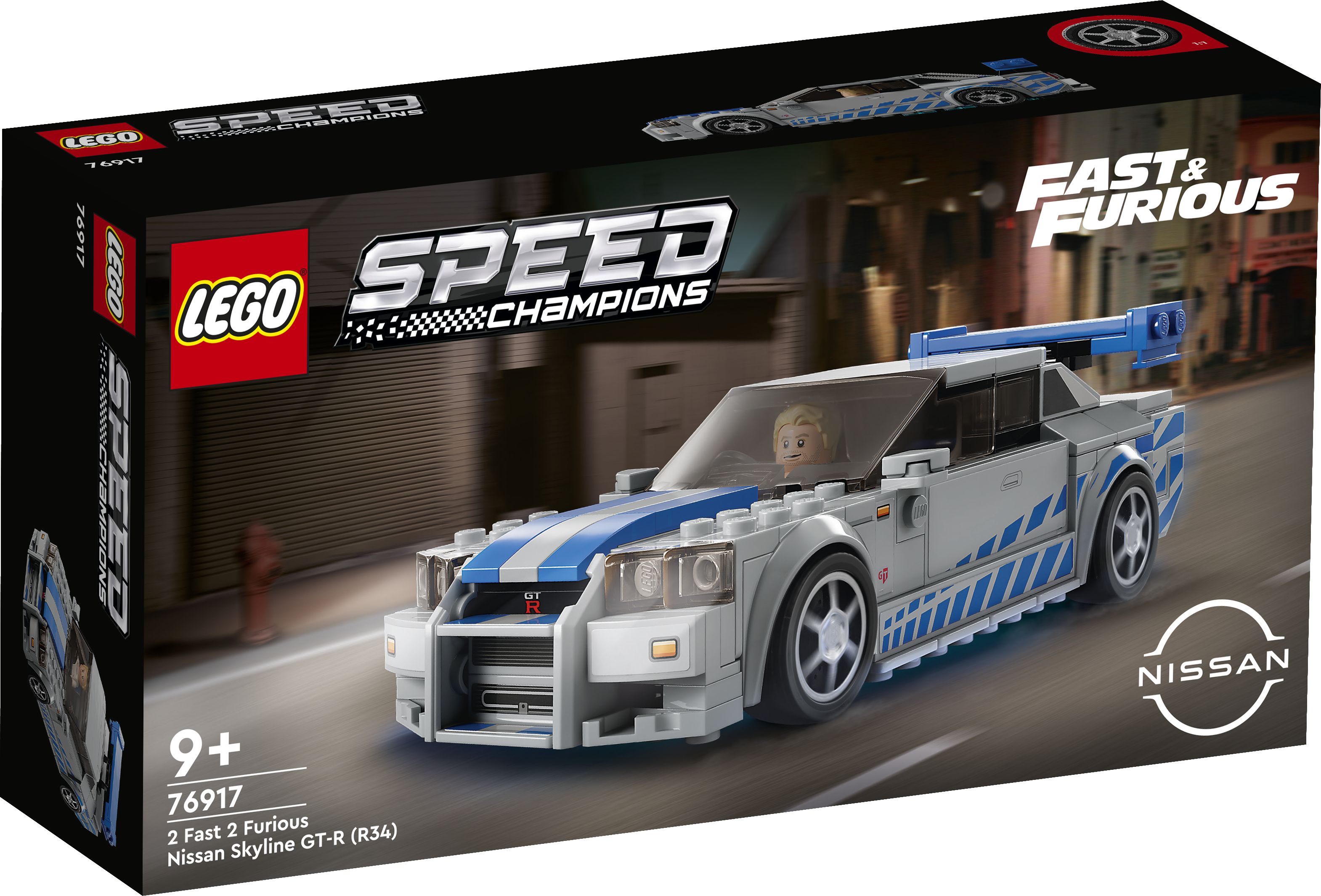 LEGO Speed Champions 76917 2 Fast 2 Furious – Nissan Skyline GT-R (R34) LEGO_76917_Box1_v29.jpg