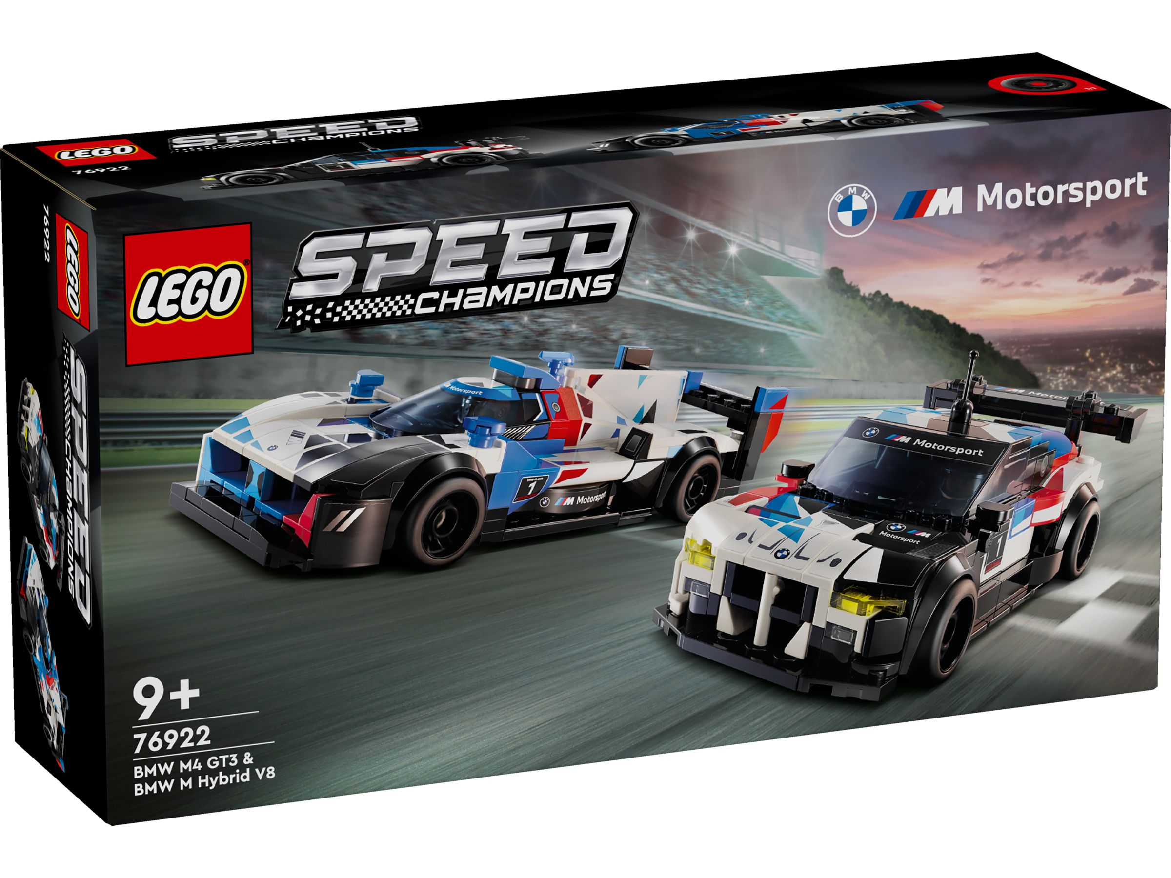 LEGO Speed Champions 76922 BMW M4 GT3 & BMW M Hybrid V8 Rennwagen LEGO_76922_Box1_v29.jpg