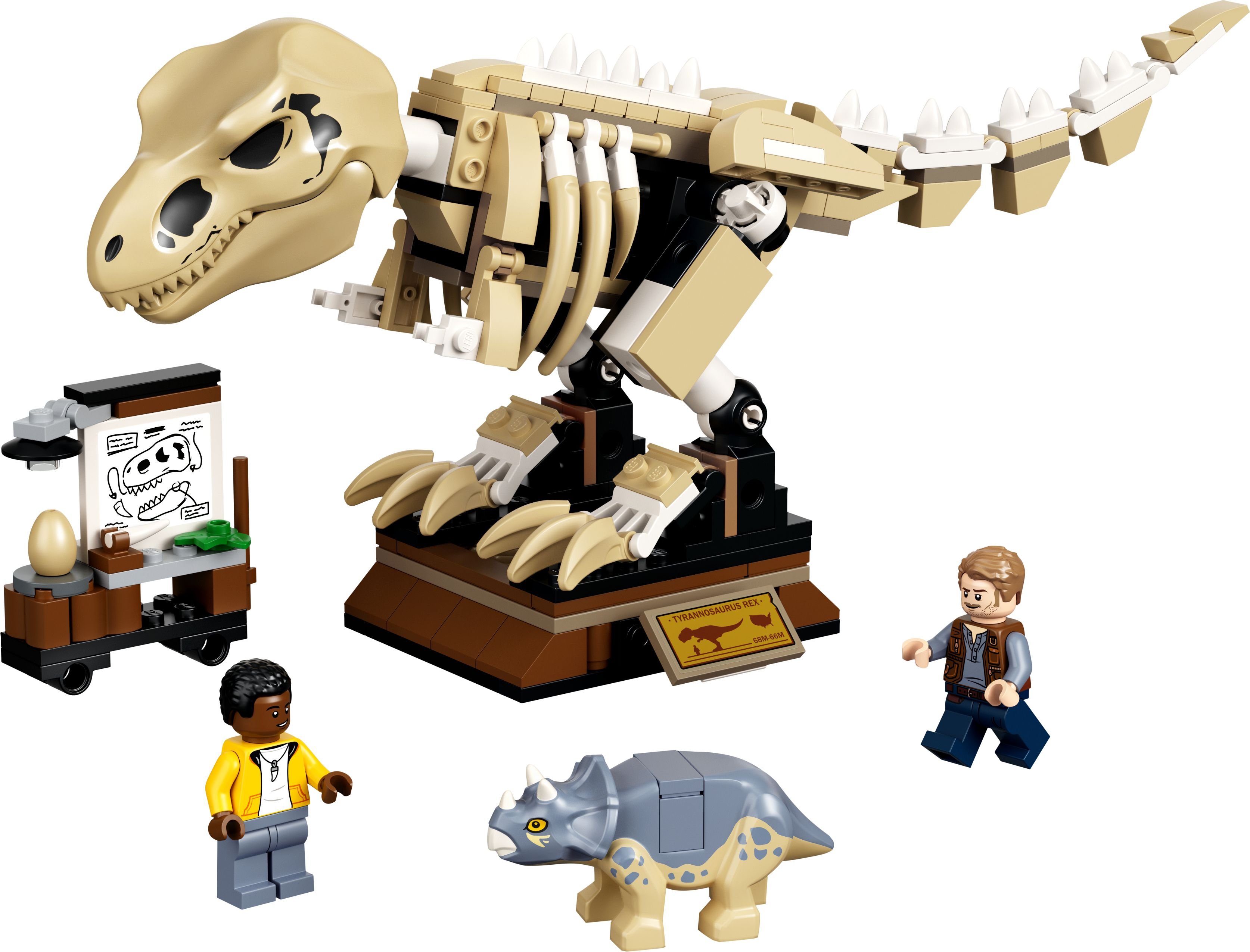 LEGO Jurassic World 76940 T. Rex-Skelett in der Fossilienausstellung
