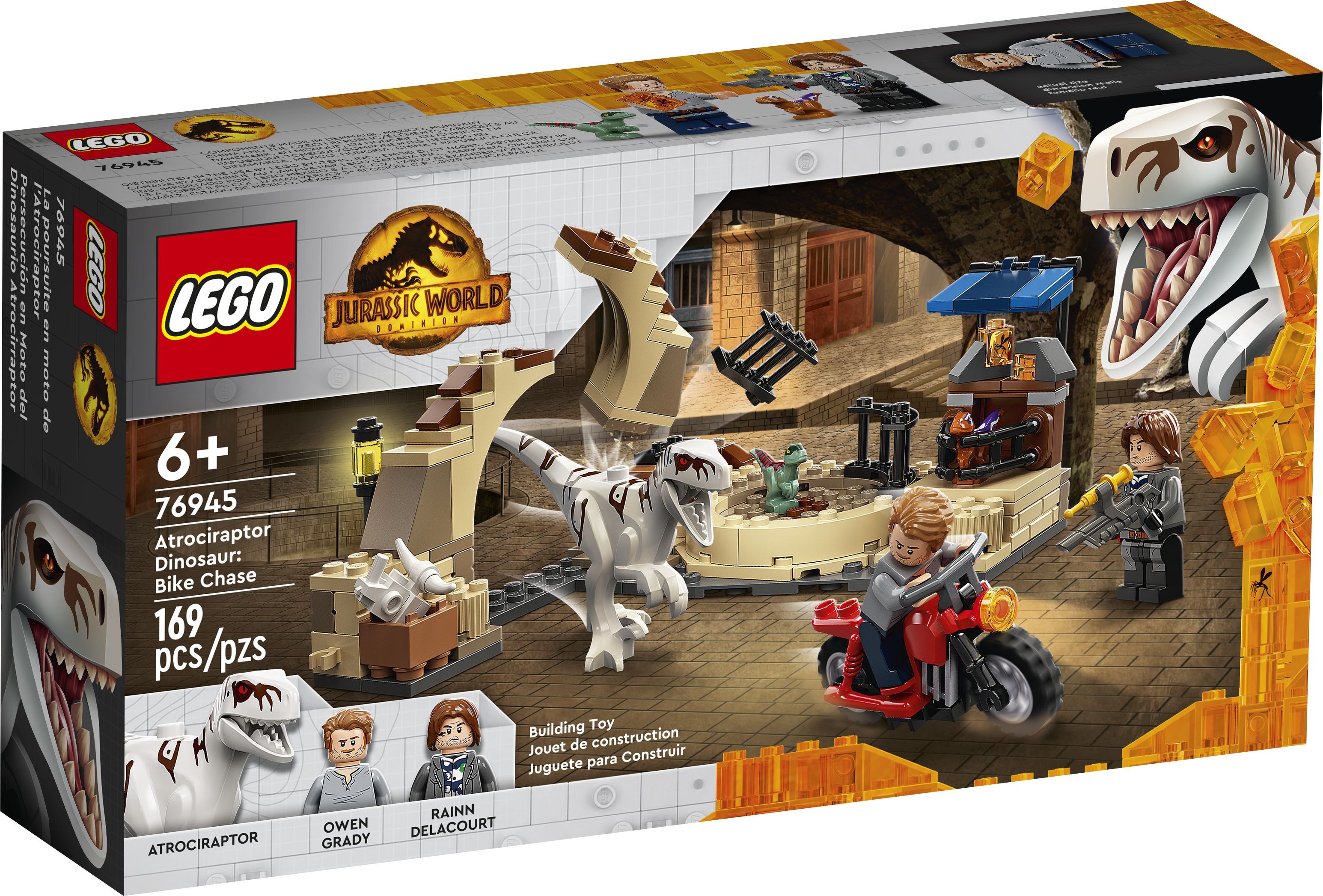LEGO Jurassic World 76945 Atrociraptor: Motorradverfolgungsjagd LEGO_76945_Box1_v39.jpg