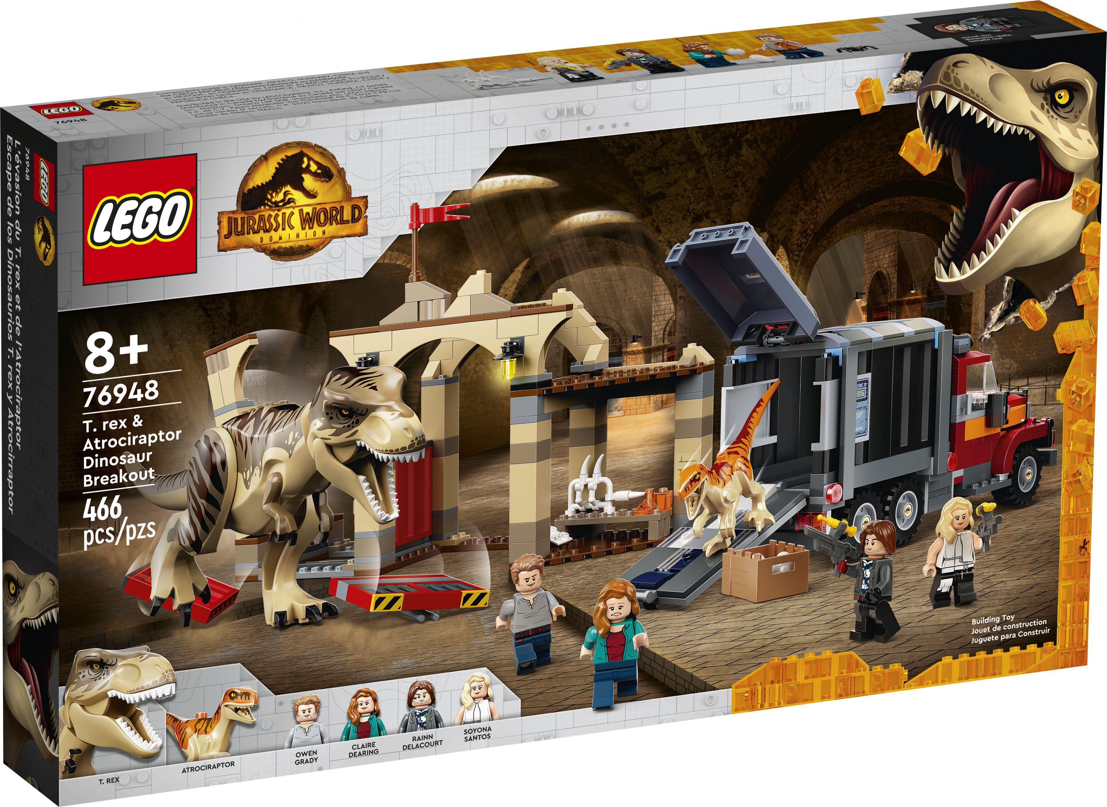 LEGO Jurassic World 76948 T. Rex & Atrociraptor: Dinosaurier-Ausbruch LEGO_76948_Box1_v39.jpg