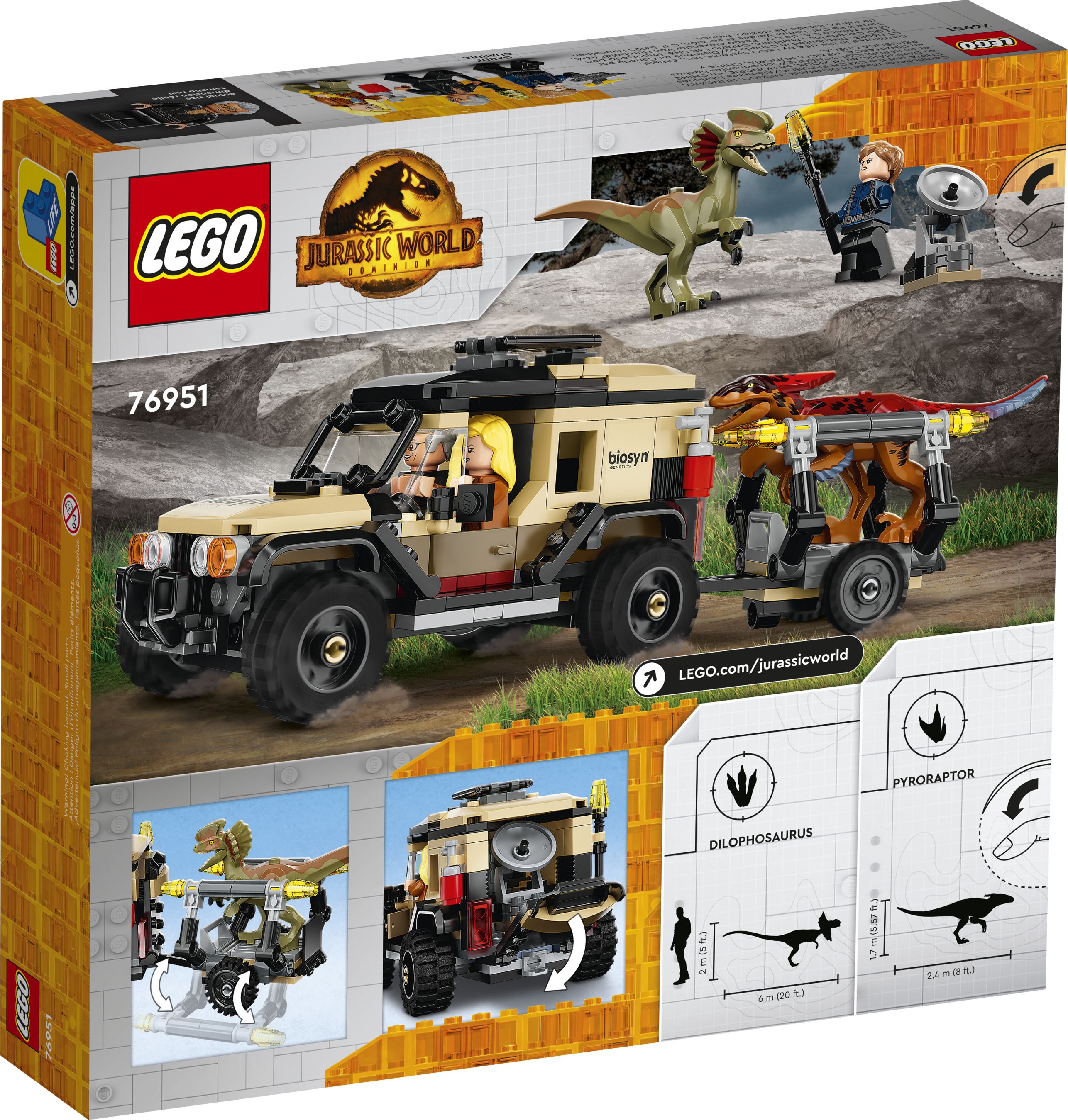 LEGO Jurassic World 76951 Pyroraptor & Dilophosaurus Transport LEGO_76951_Box5_V39.jpg