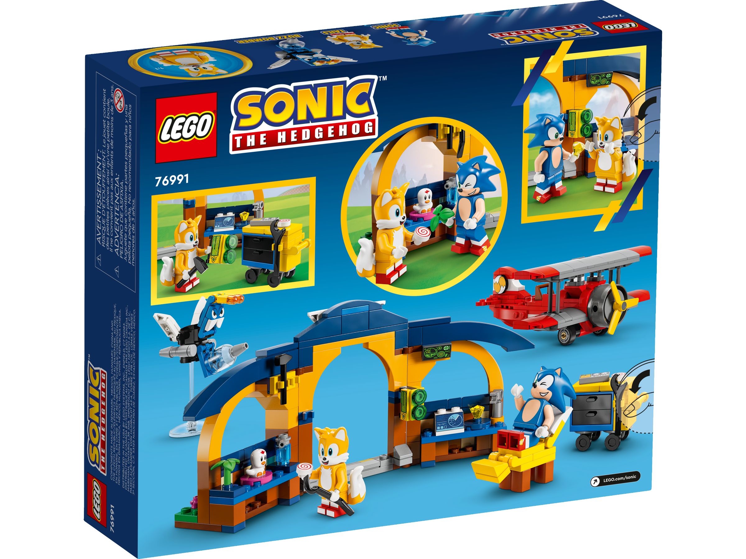 LEGO Sonic the Hedgehog 76991 Tails‘ Tornadoflieger mit Werkstatt LEGO_76991_Box5_v39.jpg