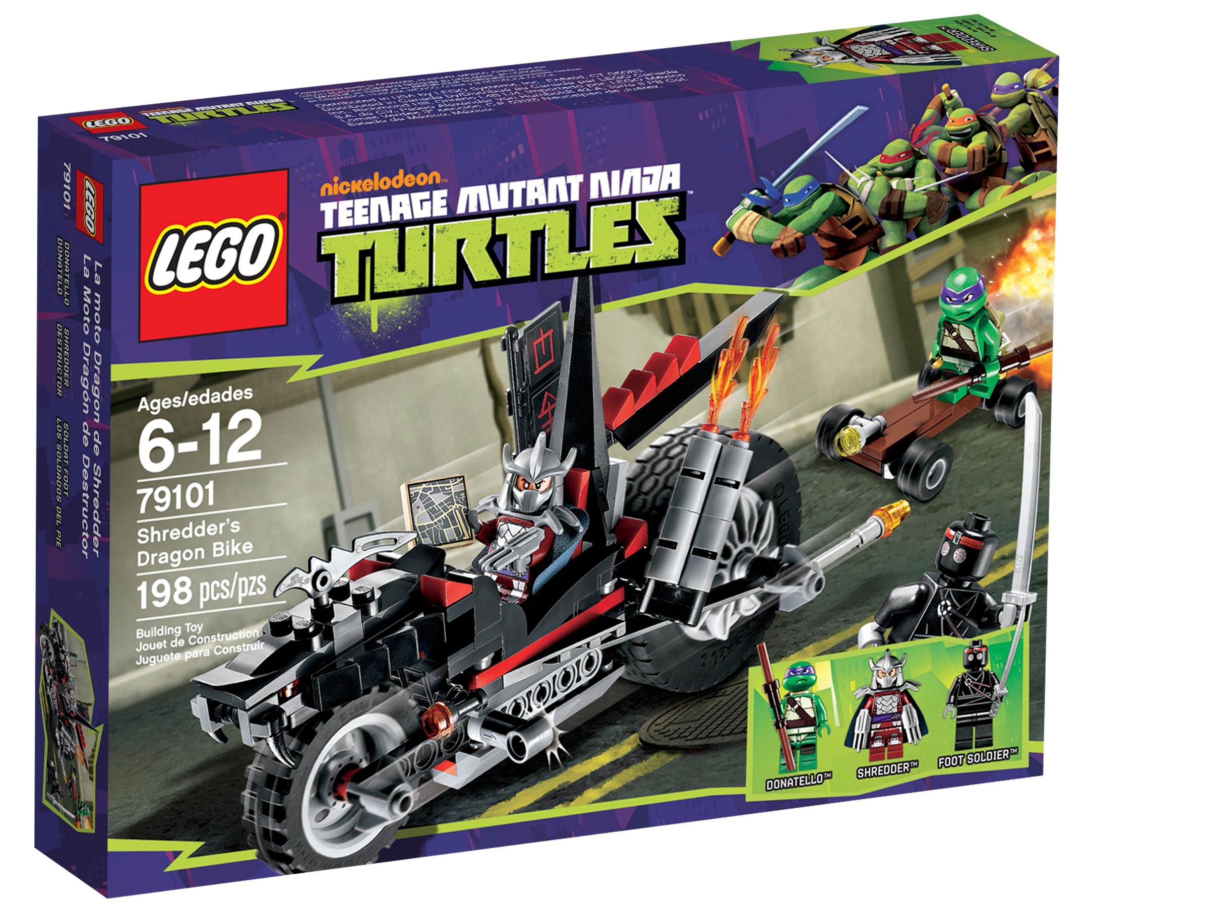 LEGO Teenage Mutant Ninja Turtles 79101 Shredders Turbobike LEGO_79101_alt1.jpg