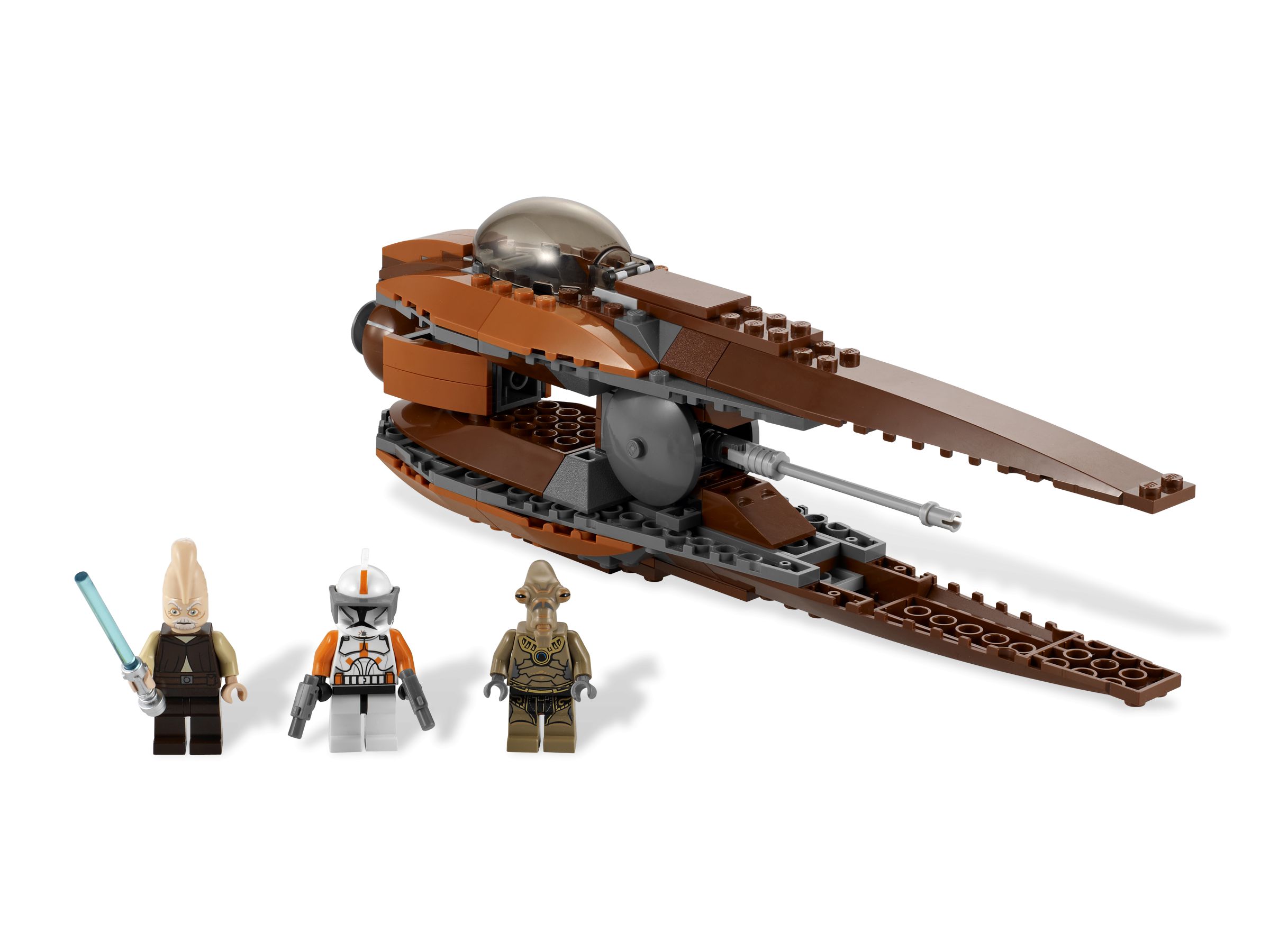 Anleitung und OVP Lego Star Wars 7959 Geonosian Starfighter mit allen Figuren 