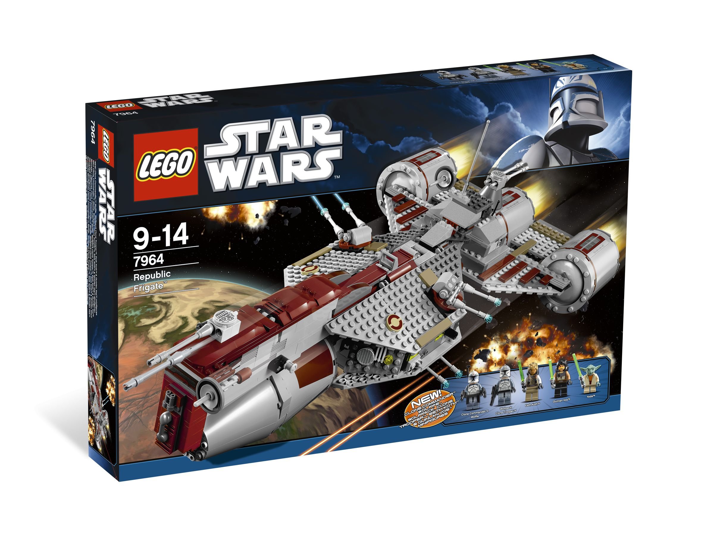 2 Republic Frigate 2 Bauanleitungen Bauanleitung teil 1 LEGO Star Wars 7964 
