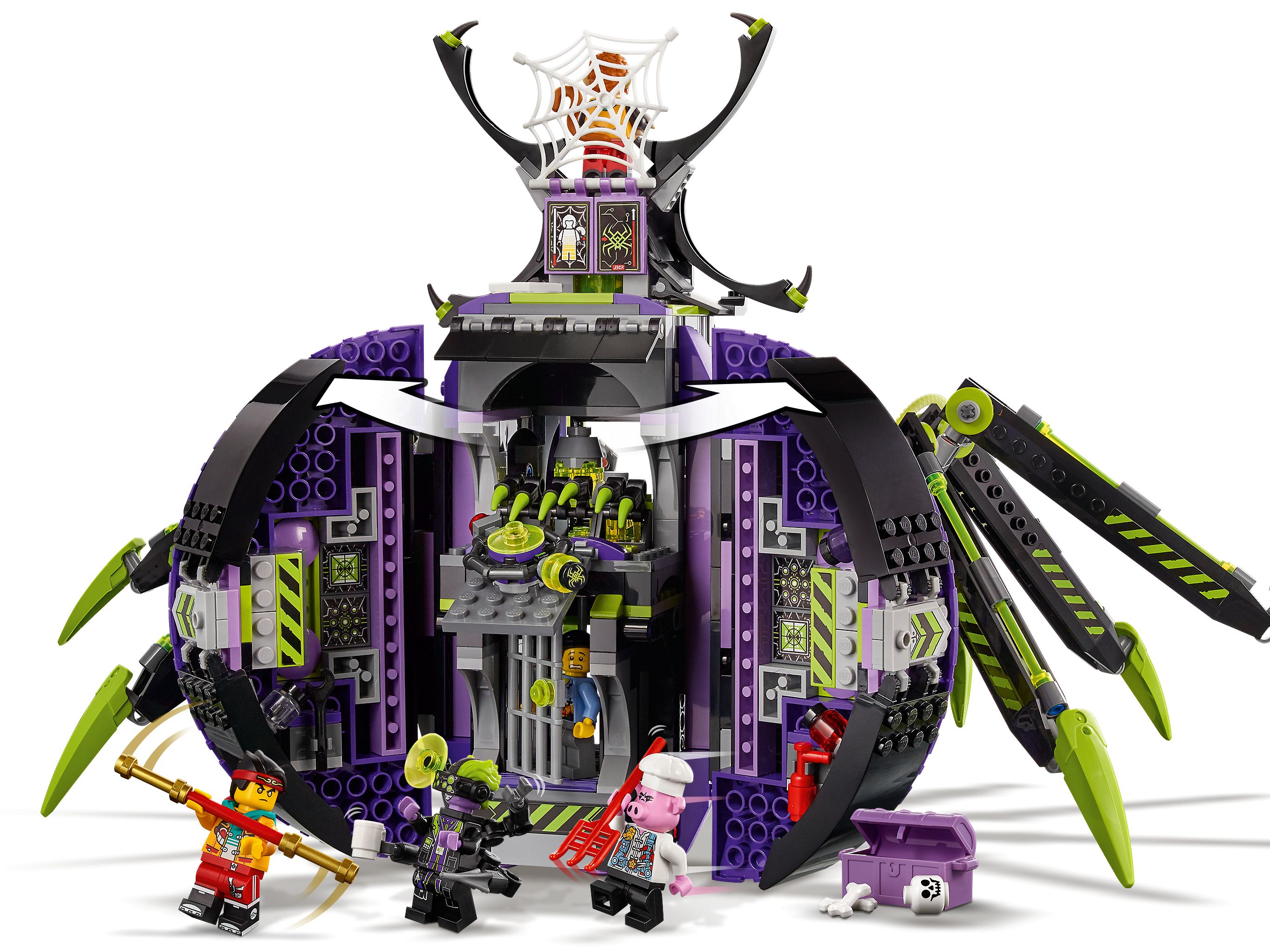 LEGO Monkie Kid 80022 Hauptquartier der Spider Queen LEGO_80022_alt4.jpg