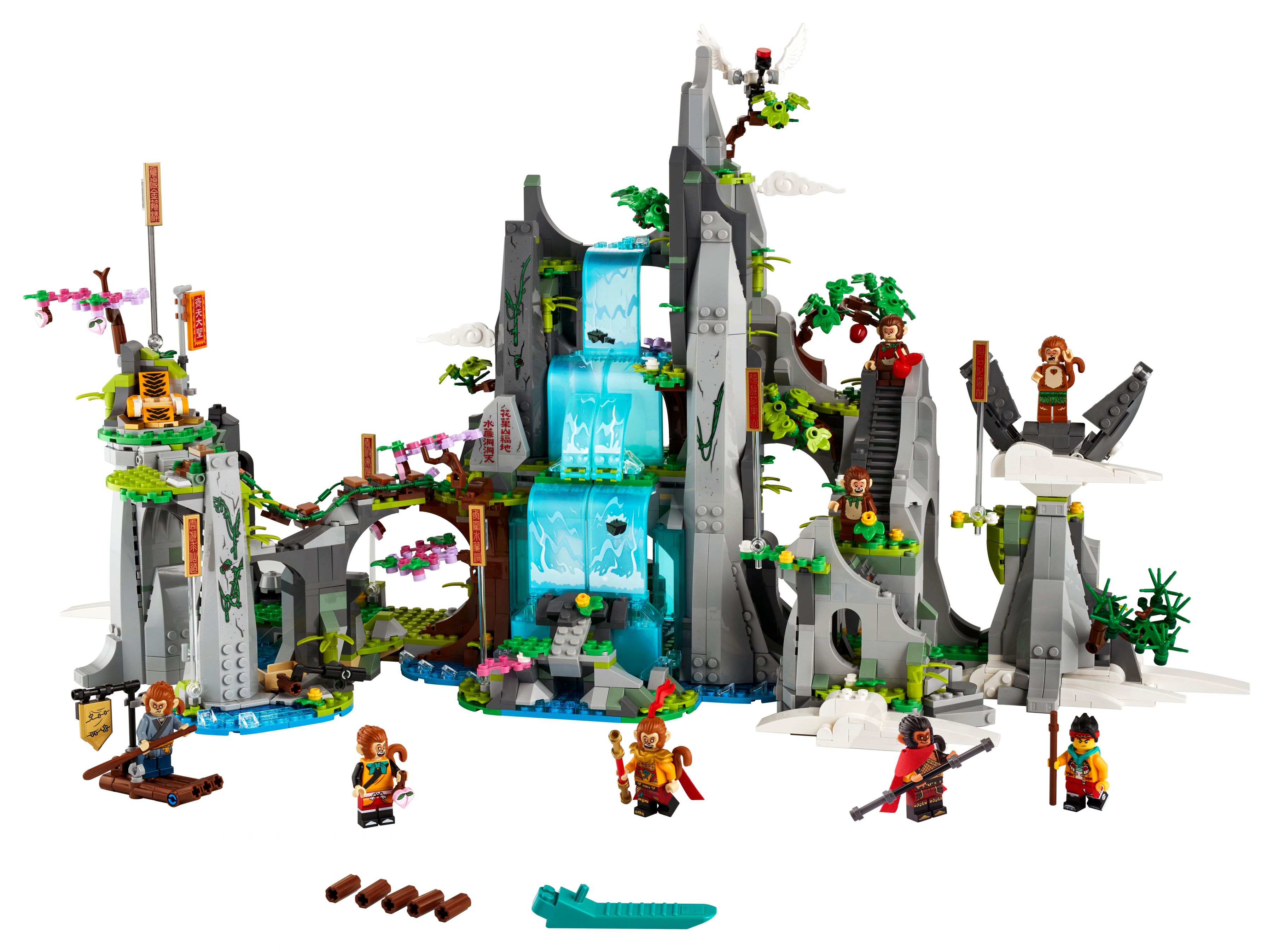 LEGO Monkie Kid 80024 Der legendäre Berg der Blumen und Früchte