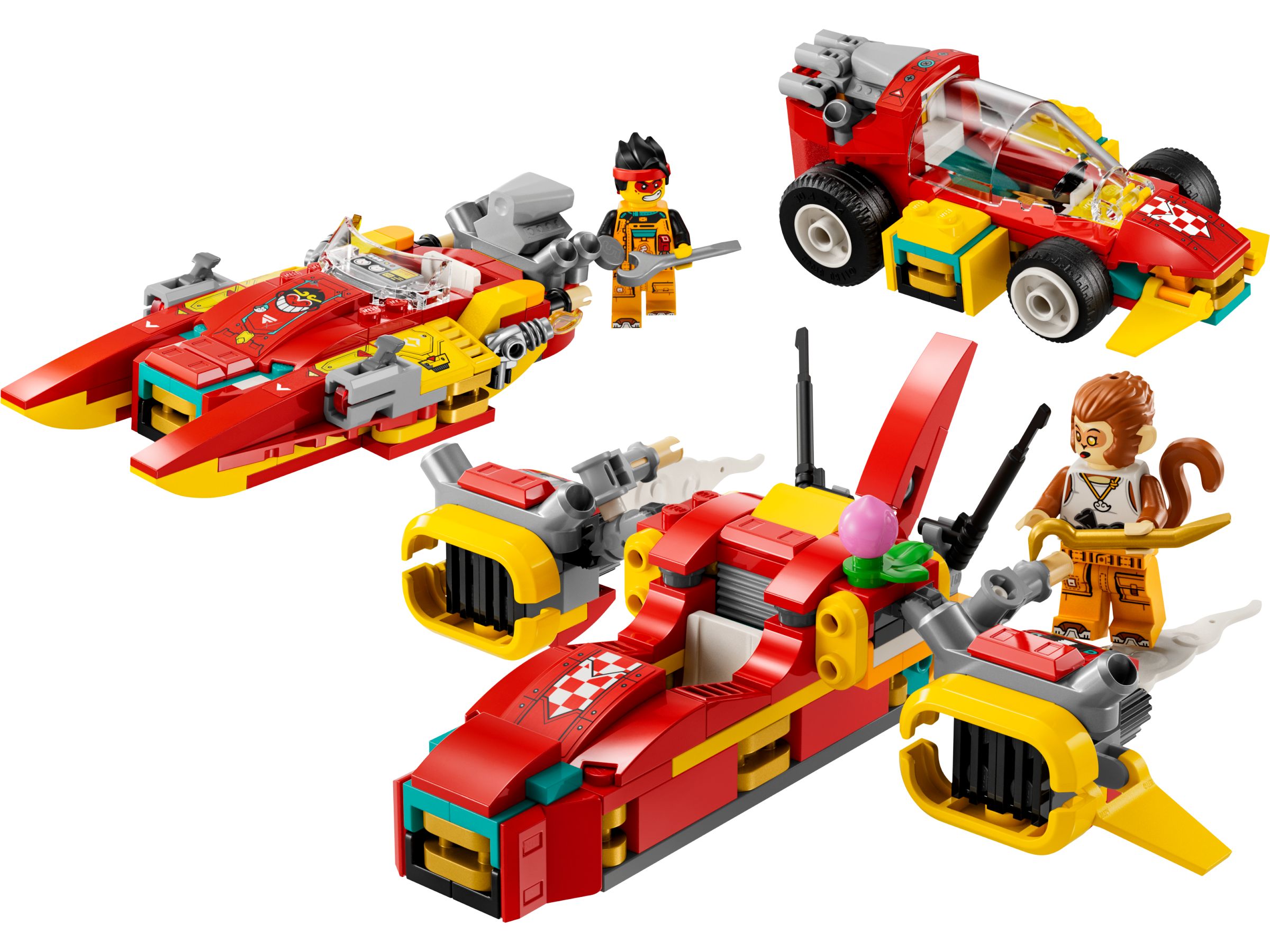 LEGO Monkie Kid 80050 Kreative Fahrzeuge