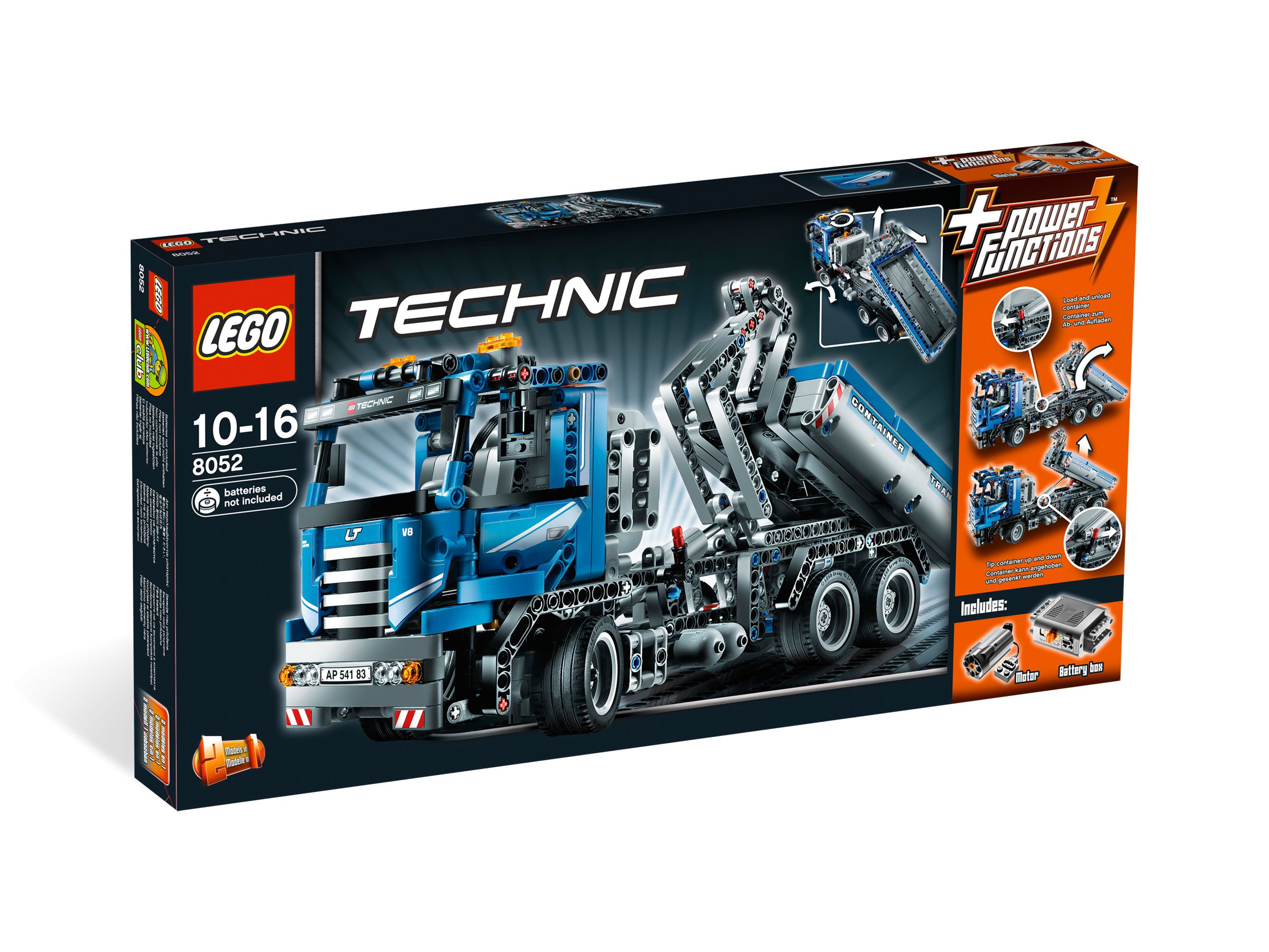 Replacement Sticker for Set 8052 Container Truck BrickStickerShop