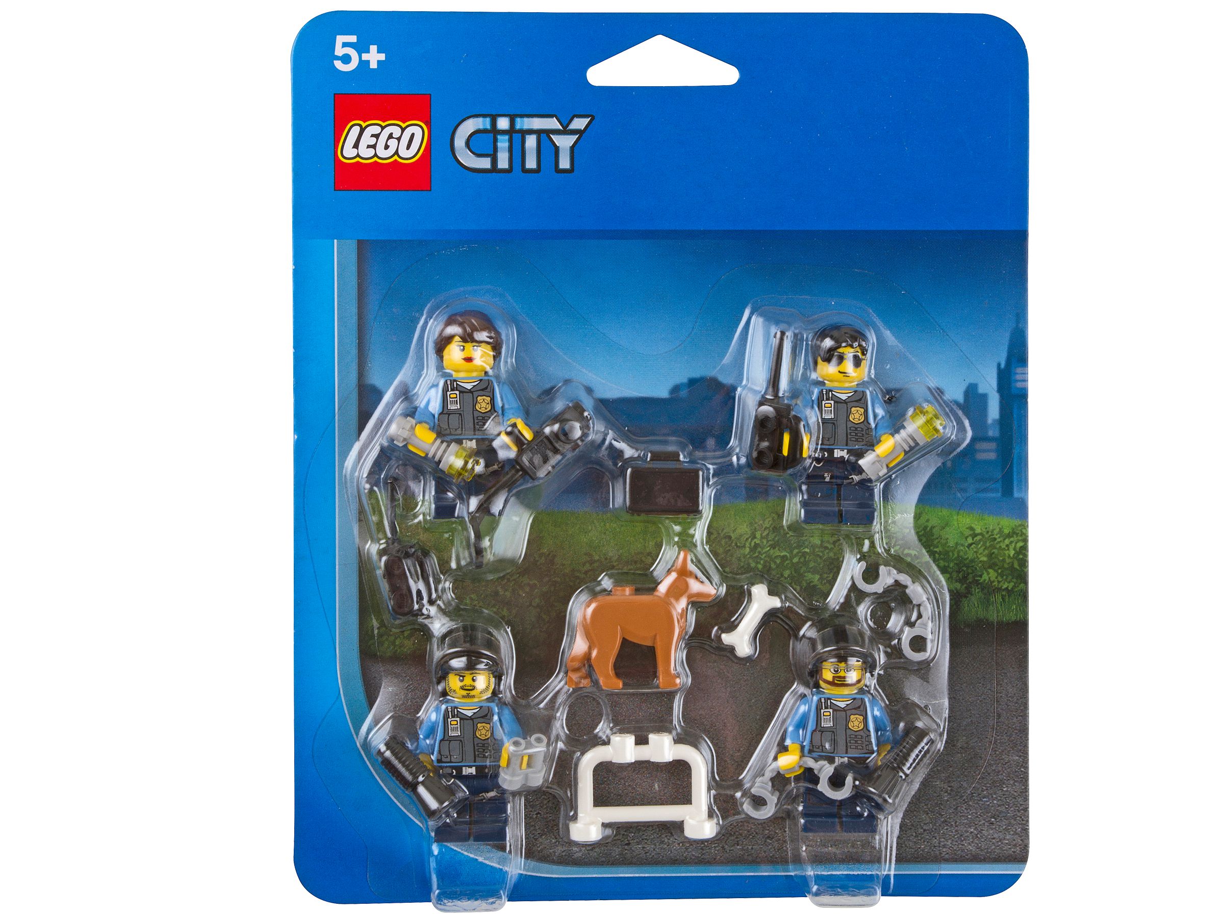 4 Polizei Kellen Lego City Friends Figur Zubehör 