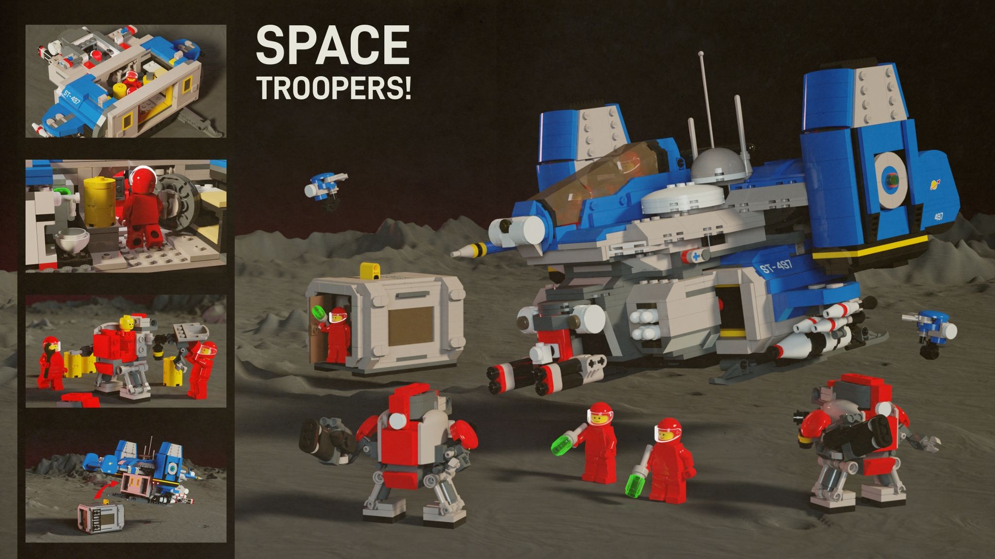 LEGO Bricklink 910020 Space Troopers