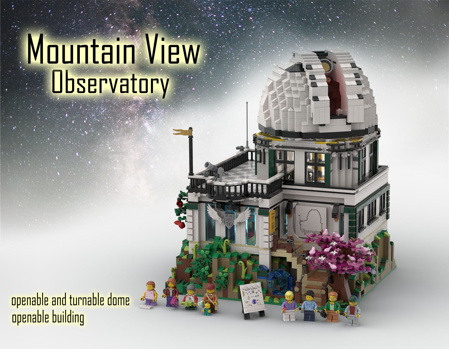 LEGO Bricklink 910027 Mountain View Observatory