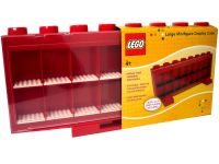 LEGO Gear 106-004-2 Minifiguren Schaukasten groß für 16 Figuren, rot