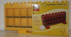 LEGO Gear 106-004-3 Minifiguren Schaukasten groß für 16 Figuren, gelb