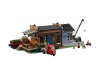 LEGO Bricklink 910072 Holzstein-Güterbahnhof