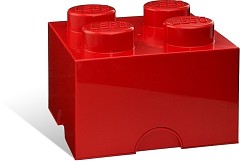 LEGO Gear 5001385 4-stud Red Storage Brick
