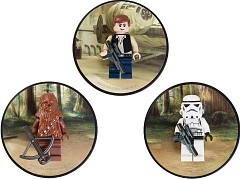 LEGO Gear 5002824 Han Solo, Chewbacca and Stormtrooper magnets