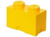 LEGO Gear 5003570 Gelber LEGO® Aufbewahrungsstein mit 2 Noppen