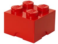 LEGO Gear 5003575 Roter LEGO® Aufbewahrungsstein mit 4 Noppen