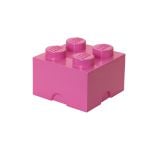 LEGO Gear 5004277 Rosa LEGO® Aufbewahrungsstein mit 4 Noppen