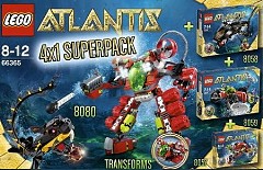LEGO Atlantis 66365 Atlantis Super Pack 4 in 1