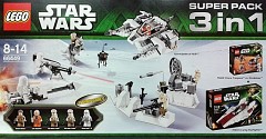LEGO Star Wars 66449 Star Wars SUPER PACK 3 in 1 // beinhaltet 75000 + 75003 + 75014