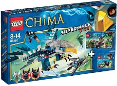 LEGO Legends Of Chima 66450 Super Pack 3 in 1 (70000 + 70001 + 70003)