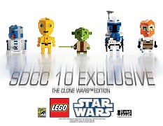 LEGO Promotional COMCON012 San Diego Comic Con 2010 Exclusive - CubeDude - The Clone Wars Edition