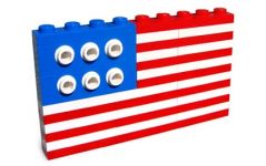 LEGO Bulk Bricks 10042 US Flag