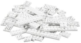 LEGO Bulk Bricks 10056 White Plates (2-Stud Rows)