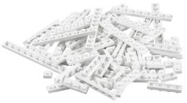 LEGO Bulk Bricks 10065 White Plates (1-Stud Rows)