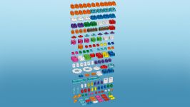 LEGO Classic 11013 Kreativ-Bauset mit durchsichtigen Steinen