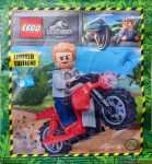 LEGO Jurassic World 122333 Owen with Motorcycle