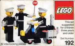 LEGO Building Set with People 192 Policemen