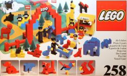 LEGO Basic 258 Zoo (with Baseboard)