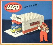LEGO System 263 1:87 Ford Taunus 17M de Luxe with Garage
