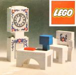 LEGO Homemaker 270 Grandfather Clock, Chair and Table