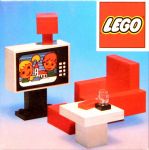 LEGO Homemaker 274 Colour TV and chair