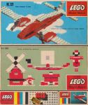 LEGO Samsonite 320 Red Airplane Set