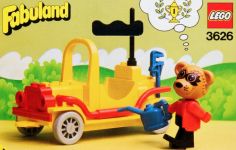 LEGO Fabuland 3626 Roger Racoon and his Sports Car