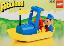 LEGO Fabuland 3633 Motor Boat with Walter Walrus