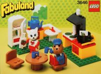 LEGO Fabuland 3646 Catherine Cat in her Kitchen