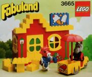 LEGO Fabuland 3665 Harry Horse and Clara Cow's Ice Cream Shoppe