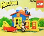 LEGO Fabuland 3666 Billy Bear and Mortimer Mouse's  Service Station